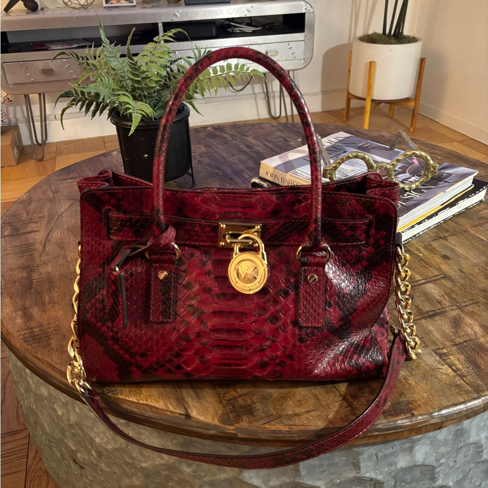 Michael Kors Red Crossbody Bag